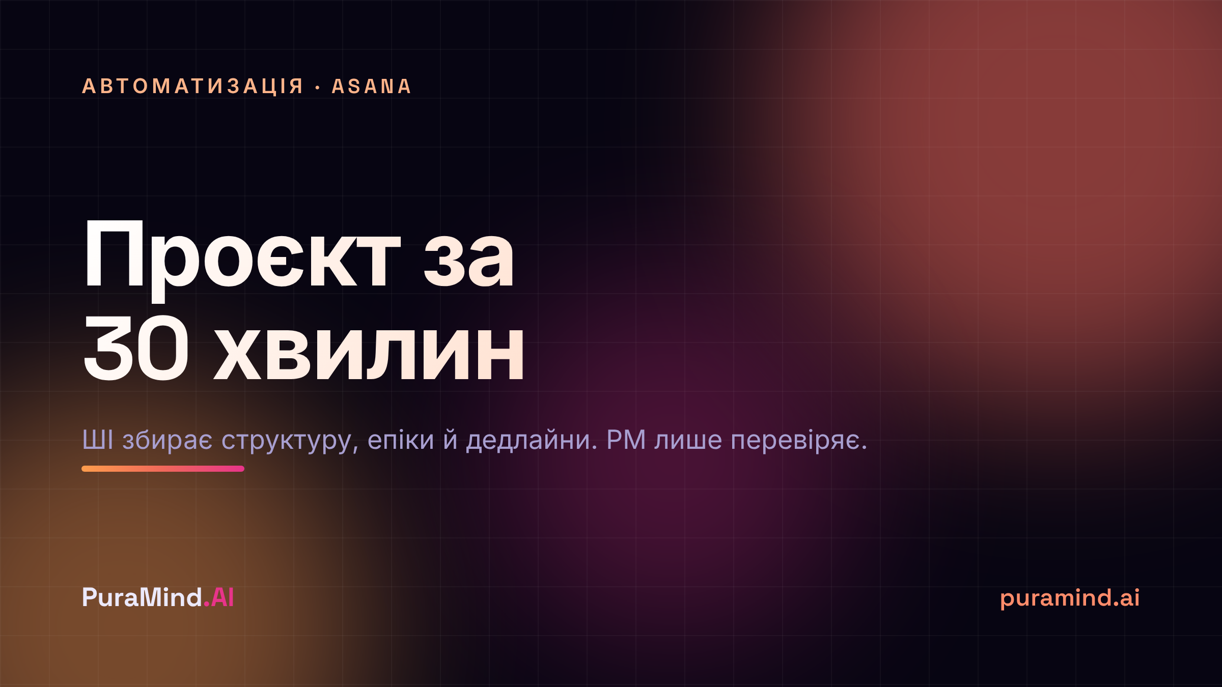 Asana Project Manager: проект за 30 хвилин замість п'яти годин