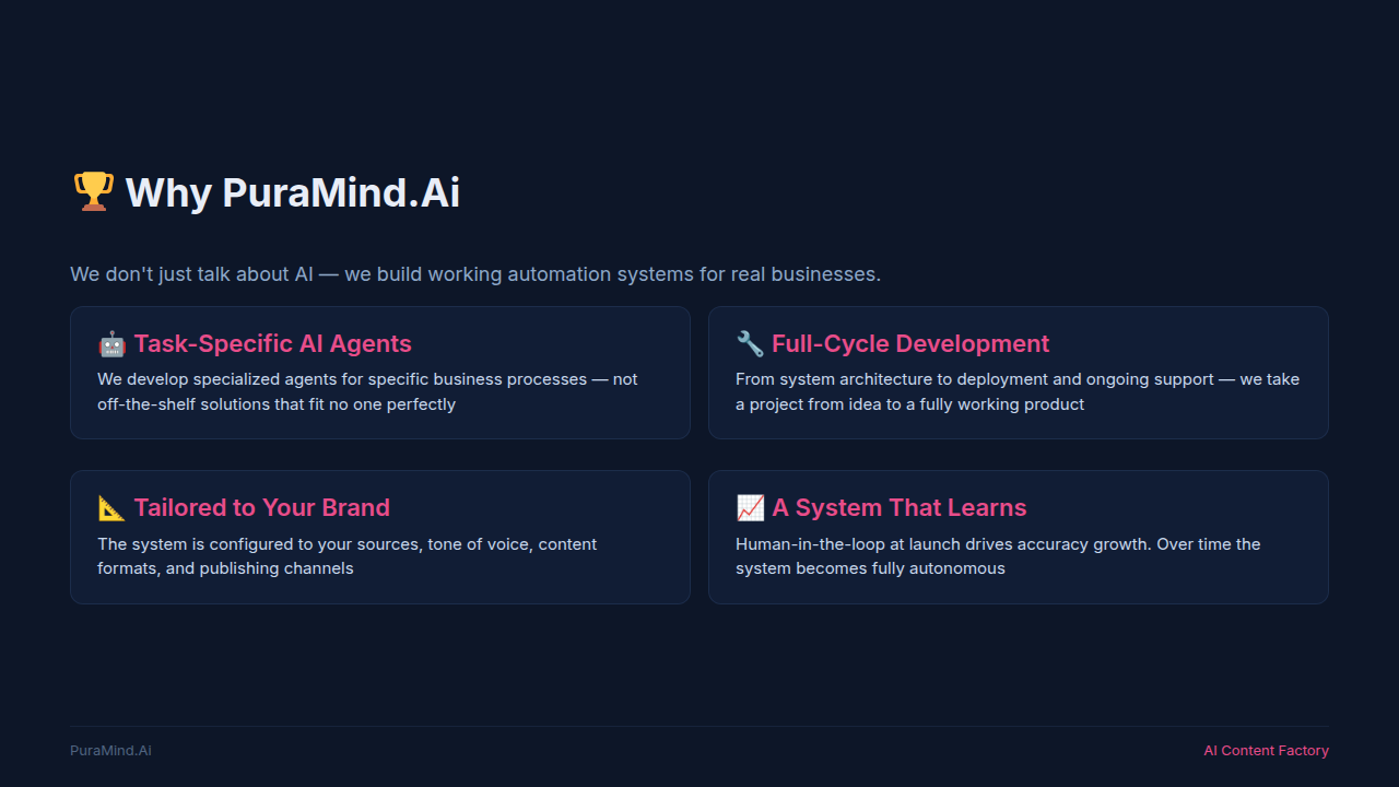 Slide 10 — Pricing and Options
